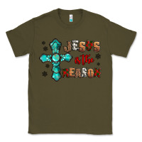 Army Green jesus is the reason for this season christmas Classic Tee - Jasminsmagicworld