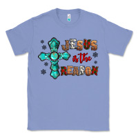 Colony Blue jesus is the reason for this season christmas Classic Tee - Jasminsmagicworld