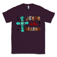 Plum jesus is the reason for this season christmas Classic Tee - Jasminsmagicworld