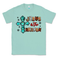Seafoam jesus is the reason for this season christmas Classic Tee - Jasminsmagicworld