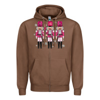 Chestnut Pink nutcrackers Zipper Hoodie - MaliasSmallBusiness