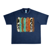 Navy western brushstroke Urban Heavy Tee - AdoDesignShop