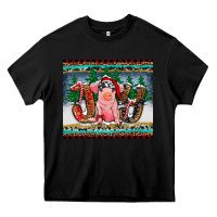 Black joy pig Heavy Core Tee - RanaPortraitStore