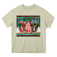 Mossy joy pig Heavy Core Tee - RanaPortraitStore