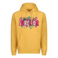 Mustard i am a survivor Premium Hoodie - NancyCooperArtShop
