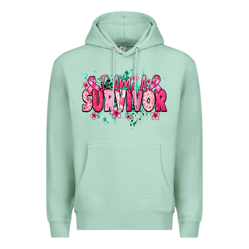 I Am A Survivor Premium Hoodie by NancyCooperArtShop | Teevron