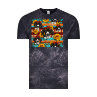 Cloud Black western german shorthaired pointer Vintage Tee - Artiststas