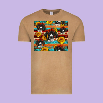 Western German Shorthaired Pointer Vintage Tee Designed By Artiststas
