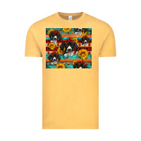 Vintage Mustard western german shorthaired pointer Vintage Tee - Artiststas