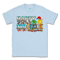 Dusty Blue name farewell 3rd grade  hello summer Classic Tee - CowhideDigitalArt