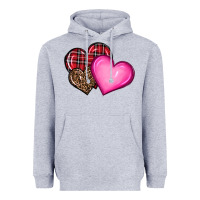 Heather Grey valentine's day hearts Heavyweight Hoodie - RanaPortraitStore