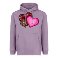 Lavender valentine's day hearts Heavyweight Hoodie - RanaPortraitStore