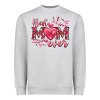 Heather Grey best mom ever Heavyweight Sweatshirt - NancyCooperArtShop