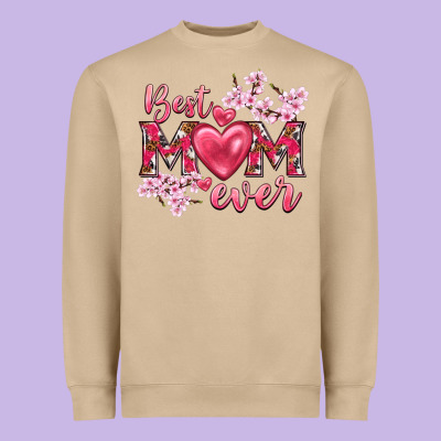 Best Mom Ever Heavyweight Sweatshirt Designed By Nancycooperartshop