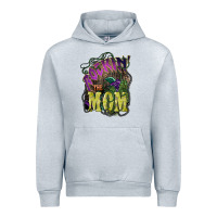 Heather Grey Rockin the mom Mother's Day Urban Hoodie - HowdyJamesFarm