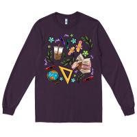Plum teacher tools Long Sleeve Tee - MaliasSmallBusiness