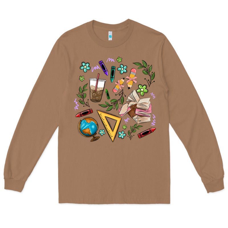 Teacher Tools Long Sleeve Tee by MaliasSmallBusiness | Teevron