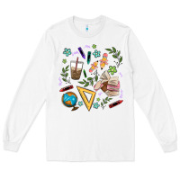 White teacher tools Long Sleeve Tee - MaliasSmallBusiness