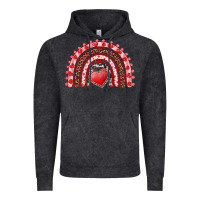Valentines Day Rainbow With Heart Vintage Hoodie | Teevron