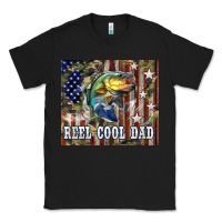 Black Western Reel Cool Dad Bass Classic Tee - LillyAllenDesigns