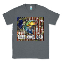 Charcoal Heather Western Reel Cool Dad Bass Classic Tee - LillyAllenDesigns