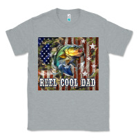 Heather Grey Western Reel Cool Dad Bass Classic Tee - LillyAllenDesigns