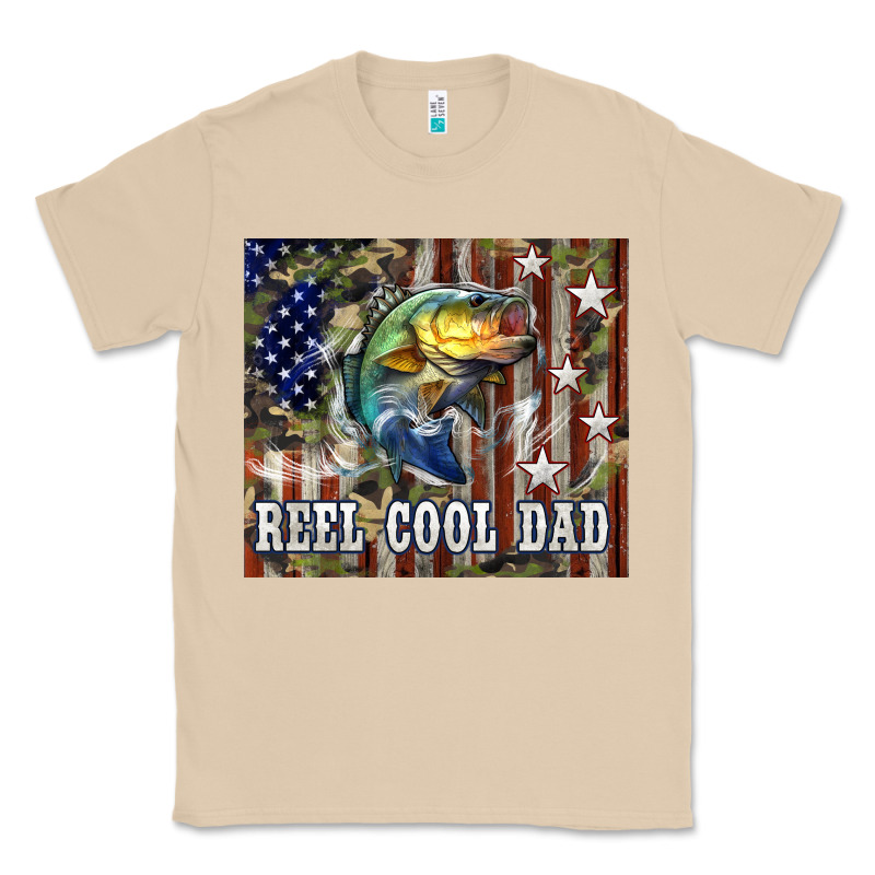 Western Reel Cool Dad Bass Classic Tee by LillyAllenDesigns | Teevron