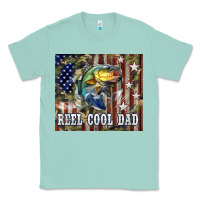 Seafoam Western Reel Cool Dad Bass Classic Tee - LillyAllenDesigns