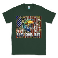 Sports Green Western Reel Cool Dad Bass Classic Tee - LillyAllenDesigns