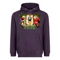 Plum Christmas Friends Squad Heavyweight Hoodie - Bettercallsaul