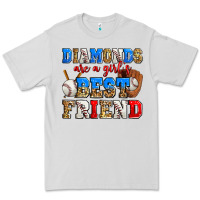 Dove Grey diamonds are a girl's best friend baseball Premium Tee - Zillion Design Studio