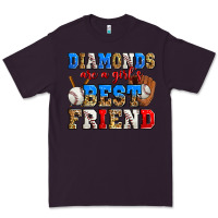 Plum diamonds are a girl's best friend baseball Premium Tee - Zillion Design Studio