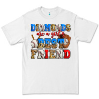 White diamonds are a girl's best friend baseball Premium Tee - Zillion Design Studio