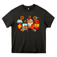 Asphalt firefighter coffee cups Heavy Core Tee - Zillion Design Studio