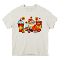 Cream firefighter coffee cups Heavy Core Tee - Zillion Design Studio