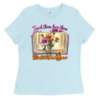 Baby Blue watch them grow Ladies Tee - texasbilliewilder