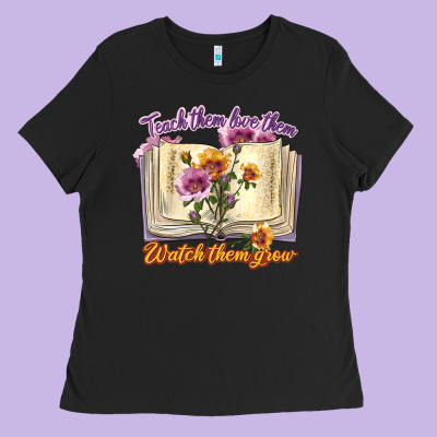 Watch Them Grow Ladies Tee Designed By Texasbilliewilder