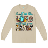 Mushroom trust in the lord with all your heart Long Sleeve Tee - JahusDesignShop