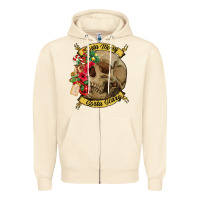 Sorta Merry Sorta Scary Skull Zipper Hoodie | Teevron