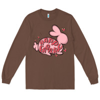 Chestnut happy easter Long Sleeve Tee - MaliasSmallBusiness