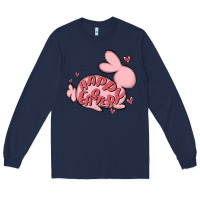 Navy happy easter Long Sleeve Tee - MaliasSmallBusiness