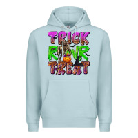 Blue Mist Trick Rawr Treat Premium Hoodie - texasbilliewilder