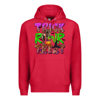 Cardinal Trick Rawr Treat Premium Hoodie - texasbilliewilder