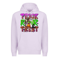 Lilac Trick Rawr Treat Premium Hoodie - texasbilliewilder