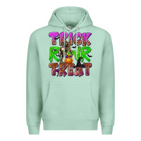 Seafoam Trick Rawr Treat Premium Hoodie - texasbilliewilder