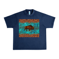Navy bison leopard gemstone Urban Heavy Tee - Artiststas
