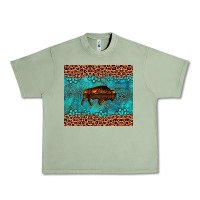 Oil Green bison leopard gemstone Urban Heavy Tee - Artiststas
