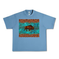Pebble Blue bison leopard gemstone Urban Heavy Tee - Artiststas