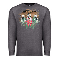 Charcoal Heather Let it snow Premium Sweatshirt - Bettercallsaul