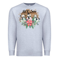 Heather Grey Let it snow Premium Sweatshirt - Bettercallsaul